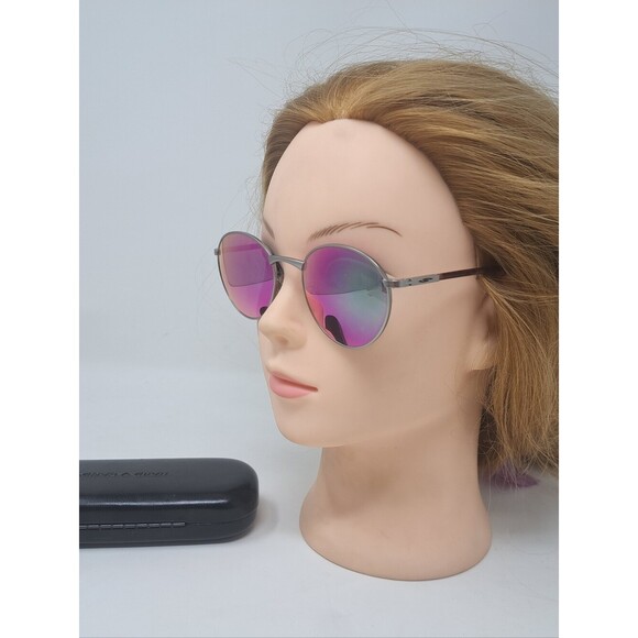 Vintage Serengeti Round Sunglasses Pink Green Mirror Lenses 90s 5539V Japan main image 9